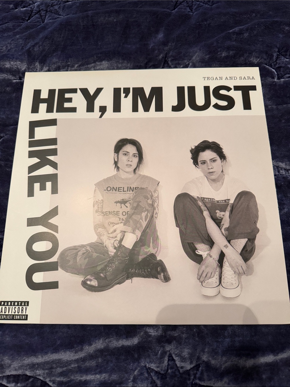 Tegan and Sara "Hey, I'm Just Like You" Vinyl Album - Black & White